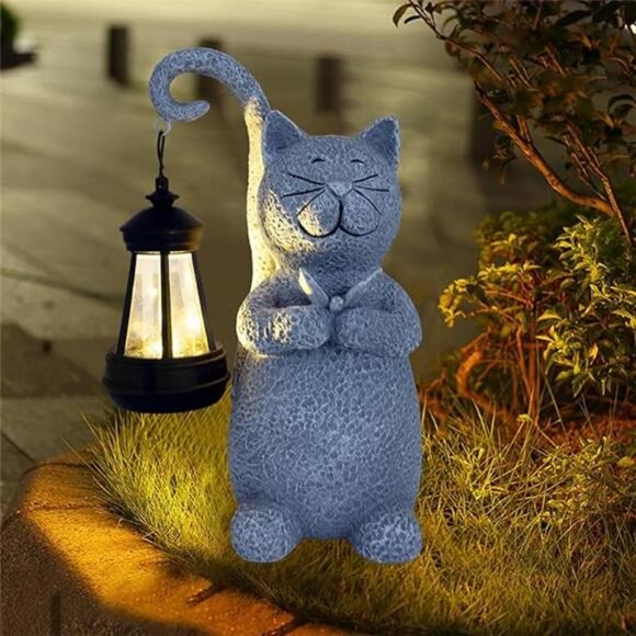 🐱 Solar Cat Garden Statue – Waterproof Outdoor Decorative Light for Yard & Pati - Picture 7 of 7